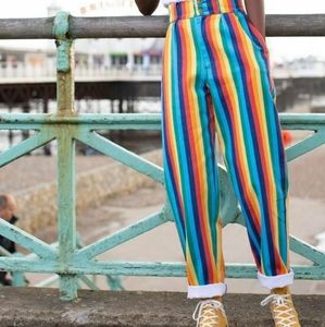 Lucy & Yak High Rise Rainbow Addison Pants